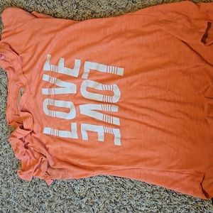 A coral shirt for like working out and sleep where whatever you would like to be